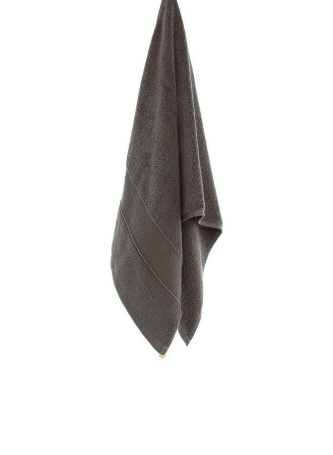 JININQ 700GSM 2Piece Hand Towels -100% Cotton for Bathroom,Kitchen,Beauty,Spa,Gym,Household face Towel,Highly Absorbent Towels(13.7 x 29.5 Inches) (Grey) - Image 2