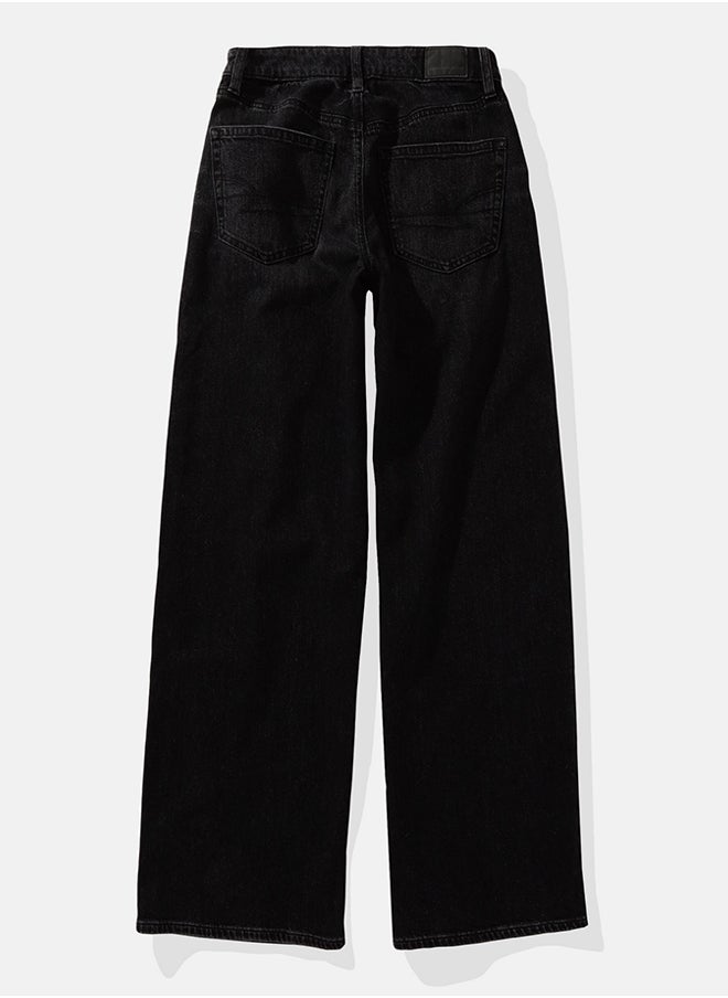 American Eagle AE Strigid Super High-Waisted Baggy Wide-Leg Ankle Jean  - Image 3