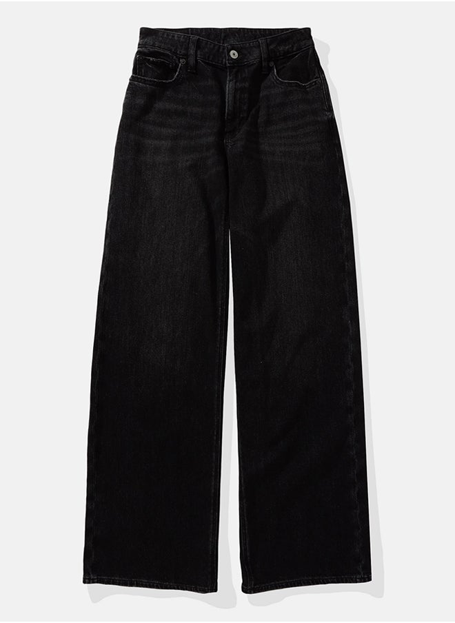 American Eagle AE Strigid Super High-Waisted Baggy Wide-Leg Ankle Jean  - Image 4