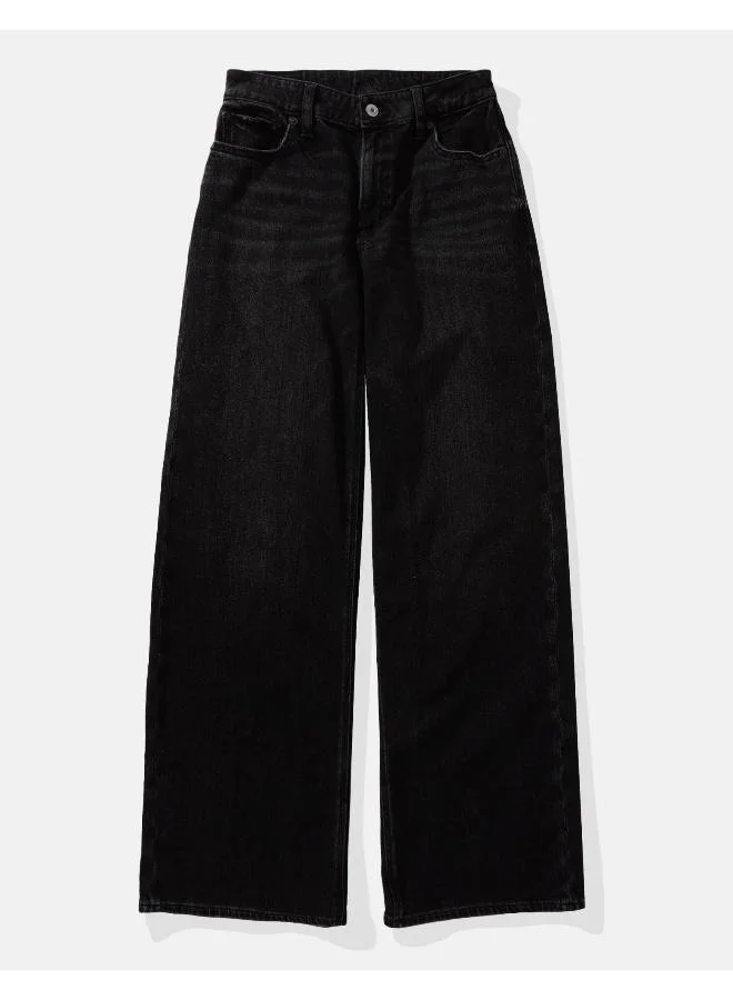American Eagle AE Strigid Super High-Waisted Baggy Wide-Leg Ankle Jean
