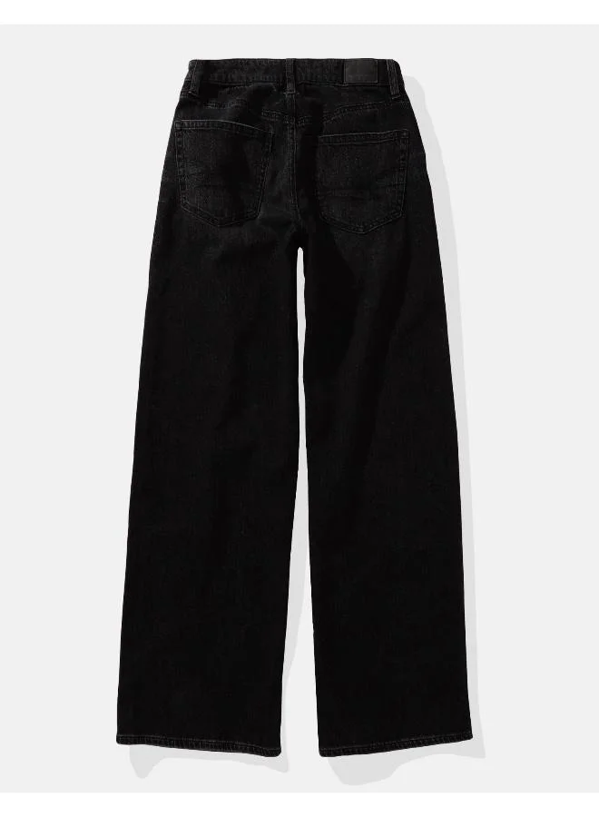 American Eagle AE Strigid Super High-Waisted Baggy Wide-Leg Ankle Jean