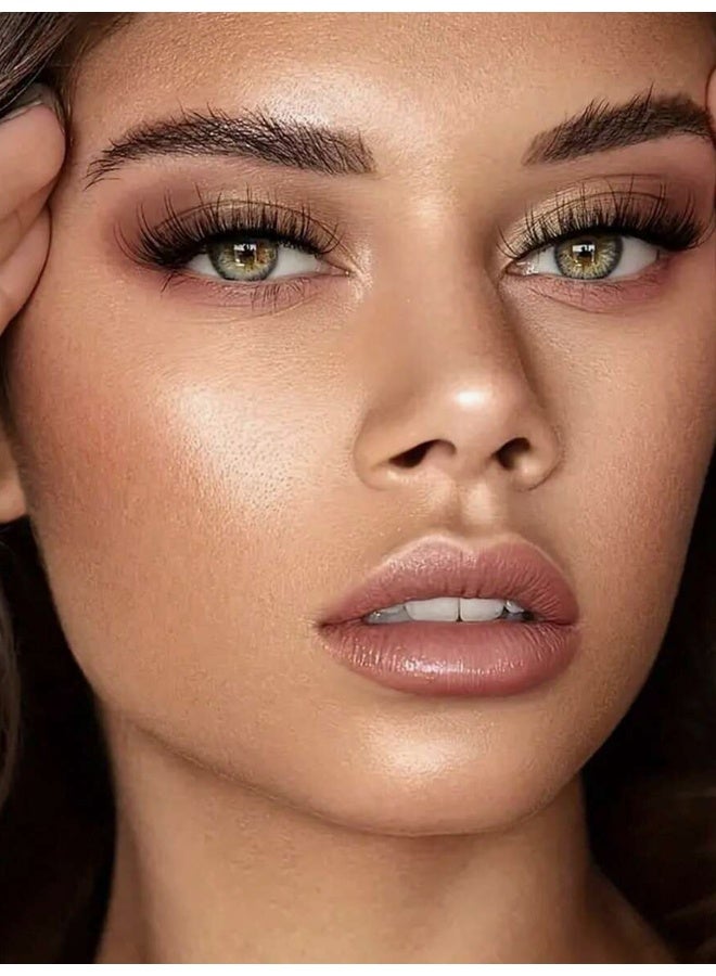 خاجول ١٠ أزواج رموش عيون القطبتصميم شريط خفي وأطوال متدرجة (١٤-٦ ملم)، تمنحكِ إطلالة طبيعية بكثافة مخملية. مثالية للاستخدام اليومي والمناسبات الخاصة. - Image 4