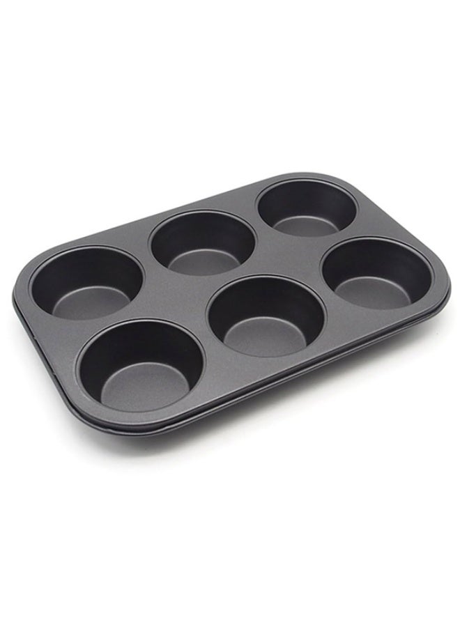 Bisbell Non-Stick 6PCS Muffin Cup Pan Set | Cupcake Baking Pan & Cake Mold for Muffins, Cupcakes & Desserts (BB2699) - Image 3