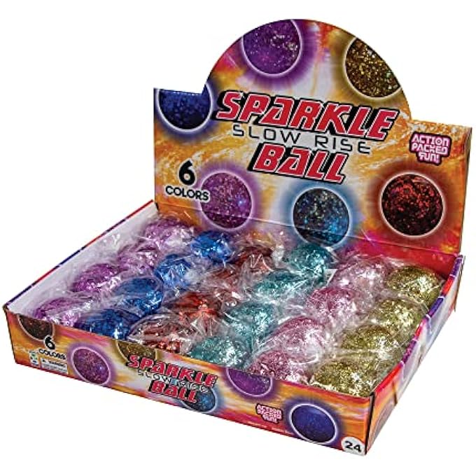Geddes Raymond Geddes Sparkle Slow Rise Stress Squeeze Balls (Pack of 24) - Image 5