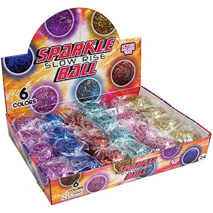 Geddes Raymond Geddes Sparkle Slow Rise Stress Squeeze Balls (Pack of 24) - Image 4