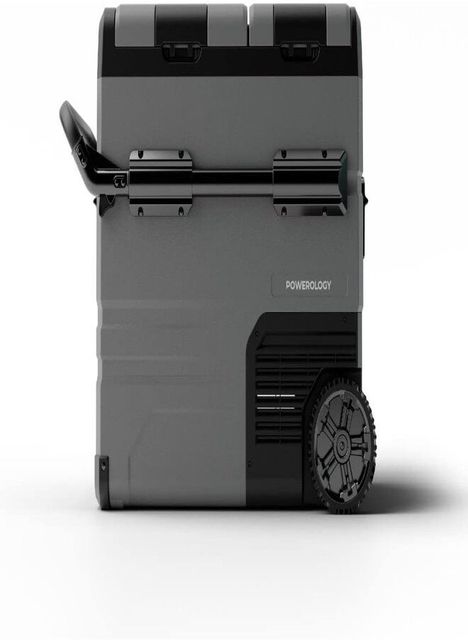 Powerology - 55L Smart Fridge & Freezer with Independent Dual Compartment, 15600mAh Li-ion Battery Up to 12H Battery Life, Low Energy Consumption, Heavy-Duty Handle, 20°C to 20°C Refrigeration Range - Image 1