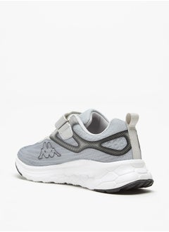 Kappa Boys' Mesh Textured Sports Shoes with Hook and Loop Closure  - Image 2