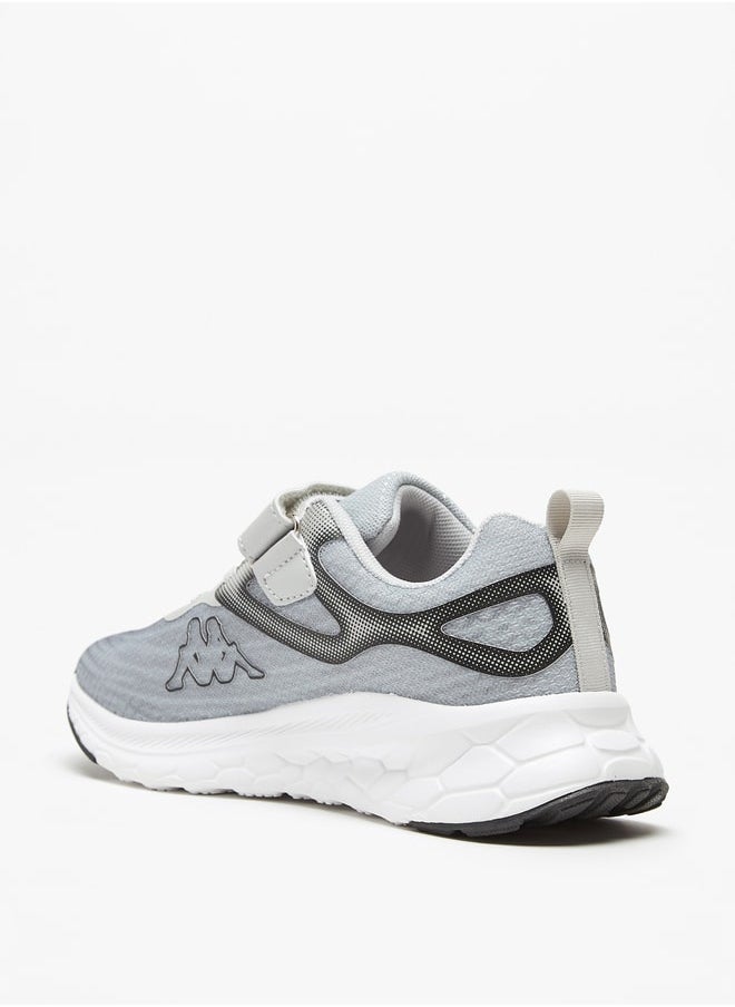 Kappa - Boys' Mesh Textured Sports Shoes with Hook and Loop Closure - Image 1