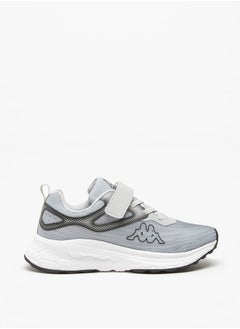 Kappa Boys' Mesh Textured Sports Shoes with Hook and Loop Closure  - Image 3