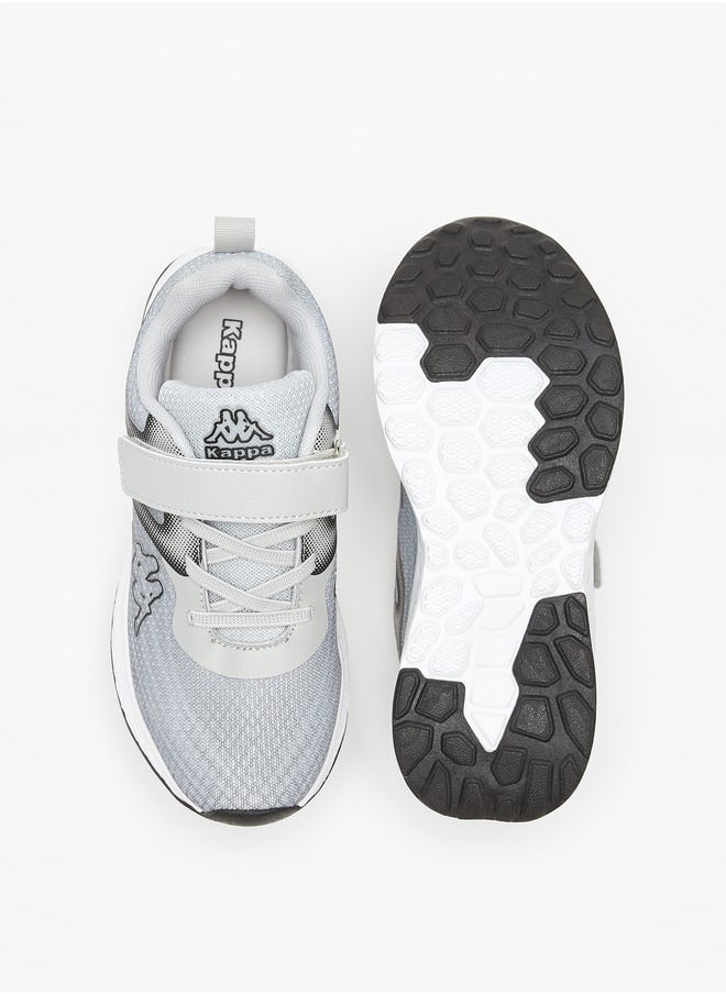 Kappa - Boys' Mesh Textured Sports Shoes with Hook and Loop Closure - Image 1