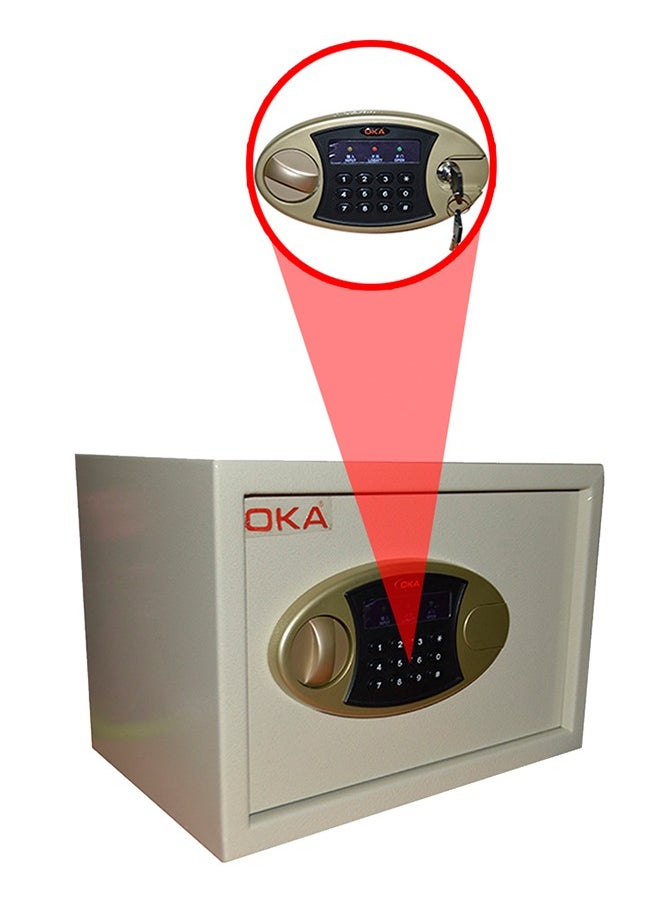 OKA OKA Fire and theft resistant electronic digital hotel money safe with combination lock /weight 8 kg  - Image 2