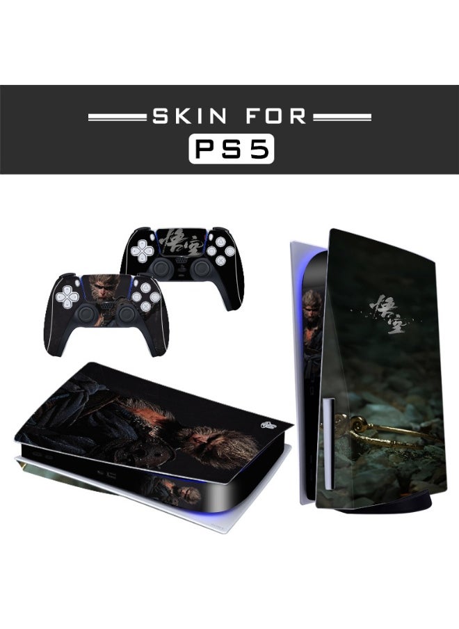Generic Black Myth: Wukong PS5 Disc Version Digital Game Console Sticker Protection Film 