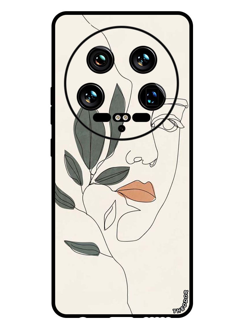 Theodor Protective Case Anti Scratch Shock Proof Bumper Cover For Xiaomi 14 Ultra Girl Art - Image 1