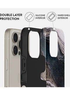 BURGA iPhone 16 Pro Max Case, 2 Piece Hard Shell + TPU Interior, Shock Absorption, All Port Accessible, Raised Bezel For Screen & Camera Protection, Never Fading HQ Print, Magic Night  - Image 2