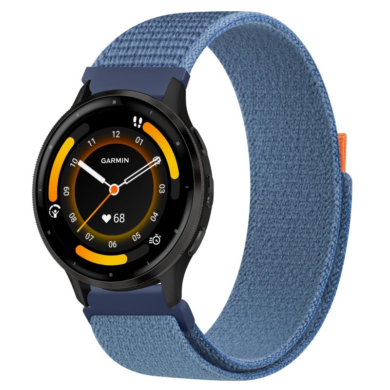 Meliya Bands Compatible with Garmin Vivoactive 4 / Venu 2 Watch Band Women Men, Soft Nylon Sport Replacement Strap for Garmin Venu 3, Vivoactive 4, Forerunner 745/265/255 Smart Watch - Image 1