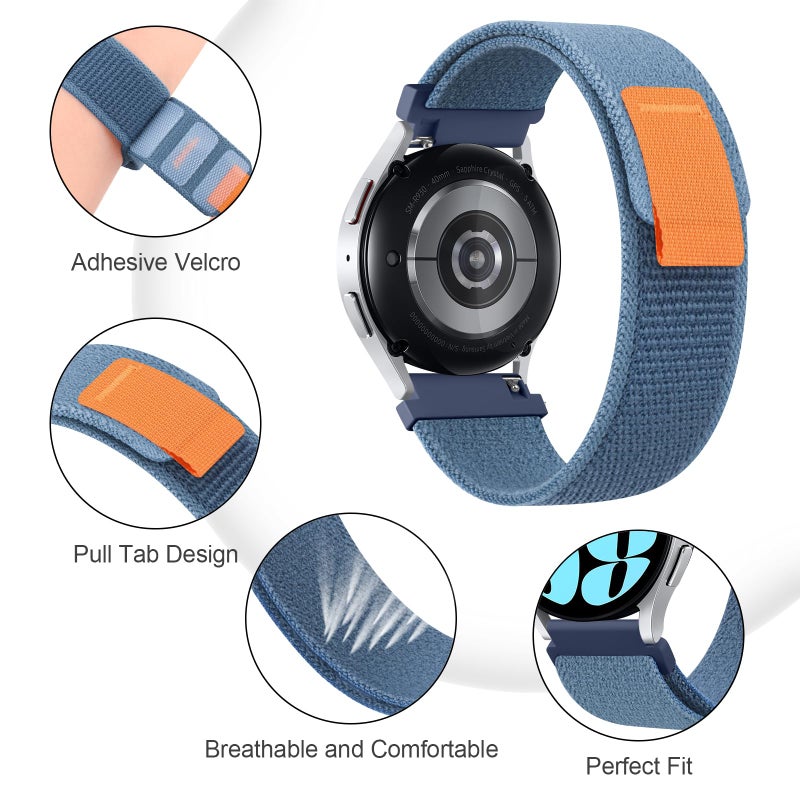 Meliya Bands Compatible with Garmin Vivoactive 4 / Venu 2 Watch Band Women Men, Soft Nylon Sport Replacement Strap for Garmin Venu 3, Vivoactive 4, Forerunner 745/265/255 Smart Watch - Image 2