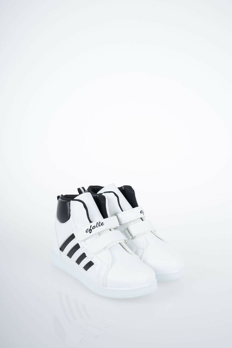 Modatalika Side Striped Sports Kids Velcro Boots - Image 2