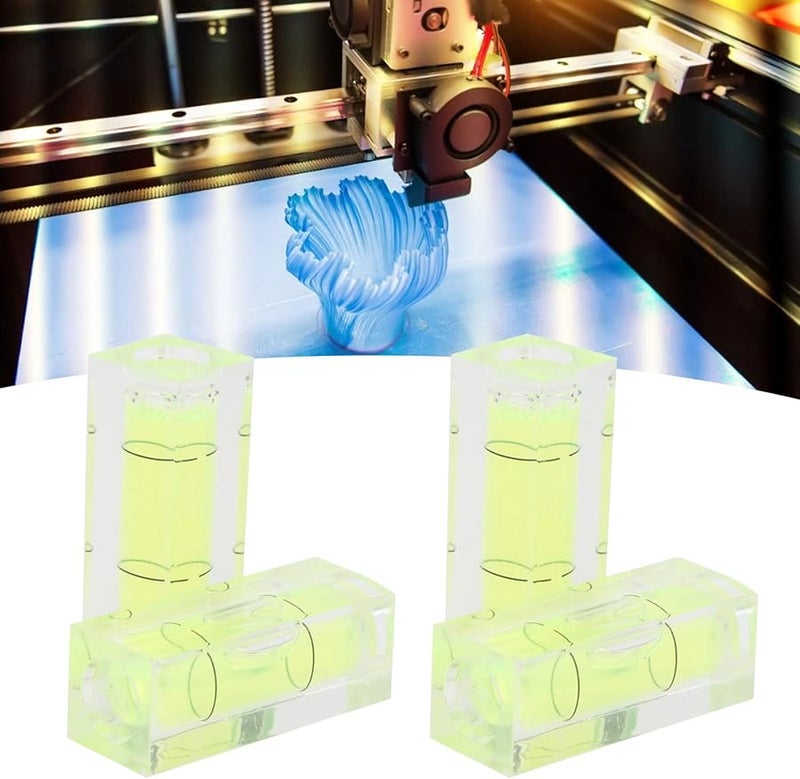 4 Pcs Small Square Bubble Level Tool for 3D Printer Camera Tripod Balancing - Image 4