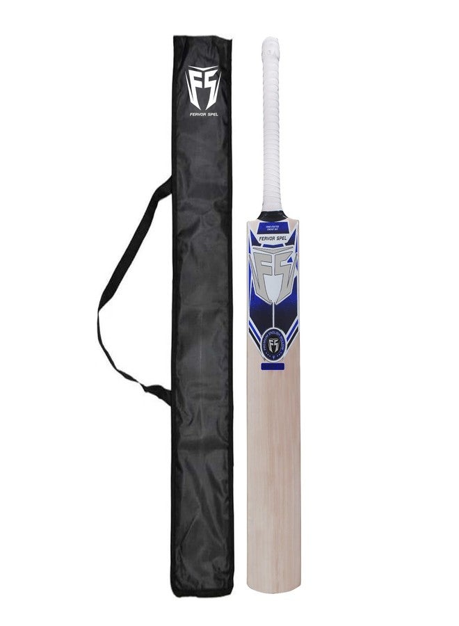 Fervor Spel FS Ghost 1.0 English Willow Grade 3 Cricket Bat | Professional Leather Ball Bat with Thick Edges, Extended Sweet Spot & Premium Cane Handle for Tournament Cricket (Size 6) - Image 4