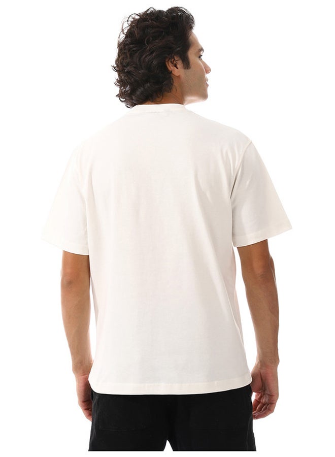 WHITE RABBIT Comfy White Summer T-Shirt - Image 3