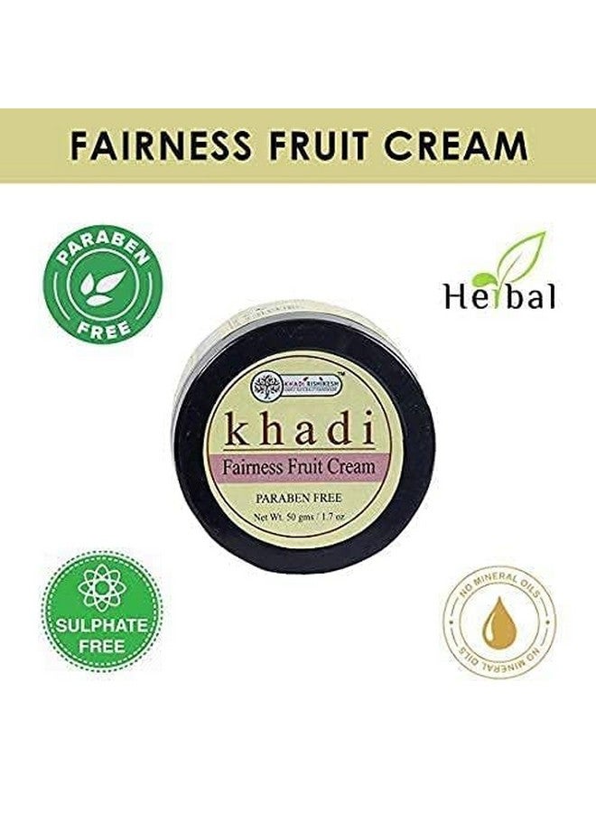 KHADI RISHIKESH Ayurvedic Fairness Fce Cream For Brightening Lightening Day Cream Lighten Dark Spots Wrinkles |Reduces Blemishes ,Protected Sun,For Women/Men | Bright, Even Toned & Glowing Skin -50Gm-Ayurvedic Fairness Cream, Brightening Day /Night Cream, Daily Face Moisturizer, Lighacne Scare Aging Reduces Blemishes ,Protected Sun-Women & Men-50Gm - Image 3
