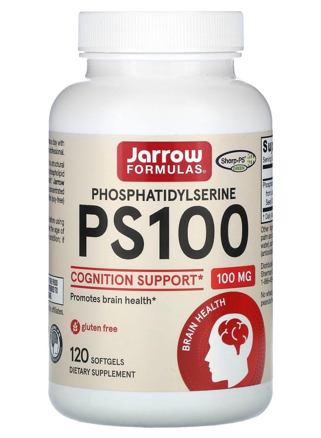 jarrow formulas PS100 Phosphatidylserine 100 mg 120 Softgels