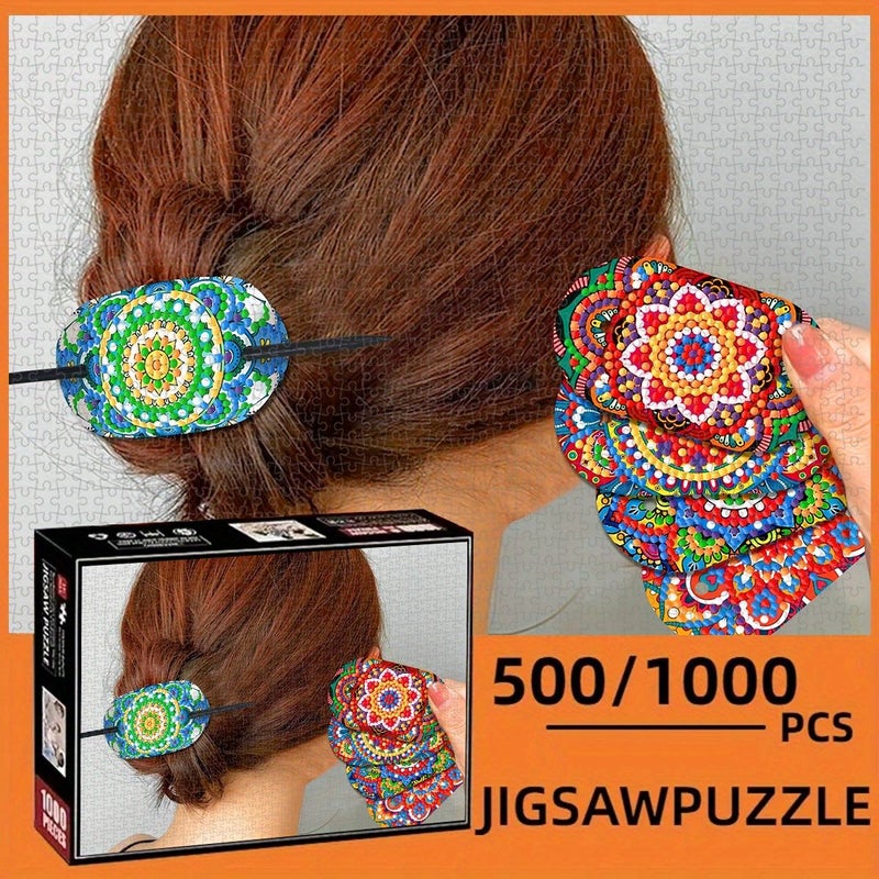 1000 قطعة من دبابيس الشعر ذات النمط الزهري الملون، تصميم سميك ومتين، شكل مستطيل - Image 1