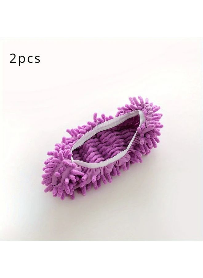 Pink Heavy Duty Reusable Mop Shoe Covers Non Slip Washable For Hardwood Tile Floors - Image 5