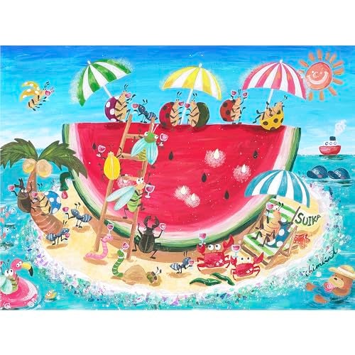 Pintoo Jigsaw Puzzles 1200 Piece for Adults Chimura Mayu Watermelon Party Beautiful Plastic Puzzle for Home Decor Zero Dust Easy Storage H3615 - Image 1