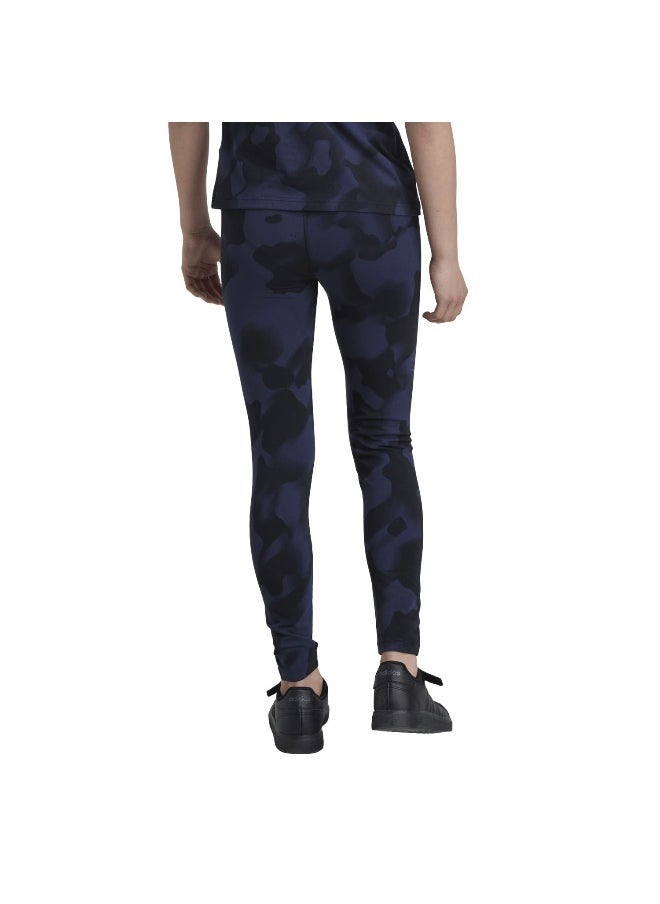 Adidas adidas Jg Fi Aop7/8 Le Black Training Tights 7-8Y  - Image 4