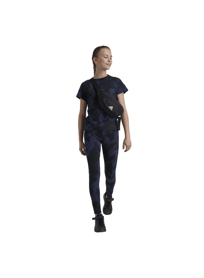 Adidas Jg Fi Aop7/8 Le Black Training Tights 7-8Y