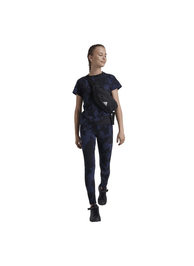 Adidas adidas Jg Fi Aop7/8 Le Black Training Tights 7-8Y  - Image 5