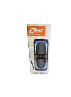 Zero Speaker ZR-670S 1.0 with Microphone and Battery - Black Color  - Image 4