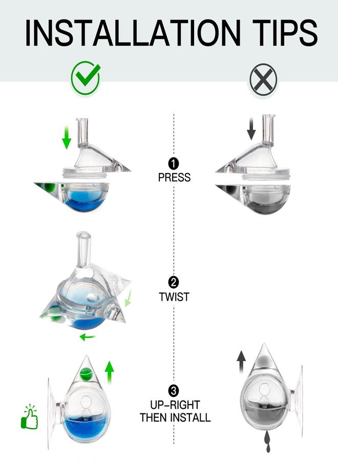 Clscea Aquarium CO2 Acrylic Drop Checker CO2 Indicator (Tear Drop & 15ml) - Image 3
