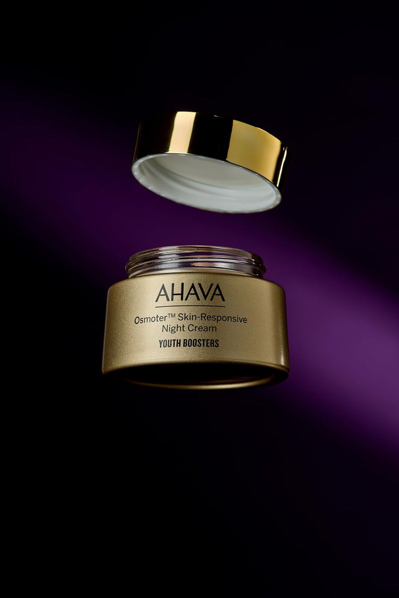 AHAVA Osmoter Skin-Responsive Night Cream - With the patented Smartium technology, re-sets the look of skin during night with intense activity & boosts skin renewal for enhanced luminosity, 1.7 Fl.Oz - Image 5
