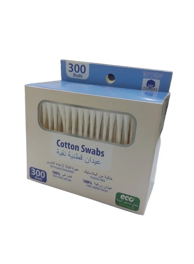 العرايس أعواد قطنية 300 قطعة