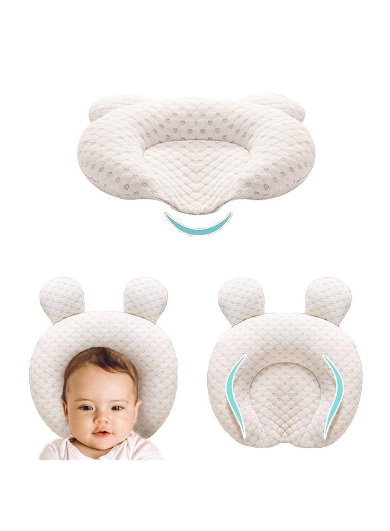 ZONEY ZONEY Baby Pillow, Infant Support Head Pillows Soft Baby Nursery Pillows Unisex Newborn Head Shaping Pillow Support Head Sleep Pillows for 0-12 months  - Image 1