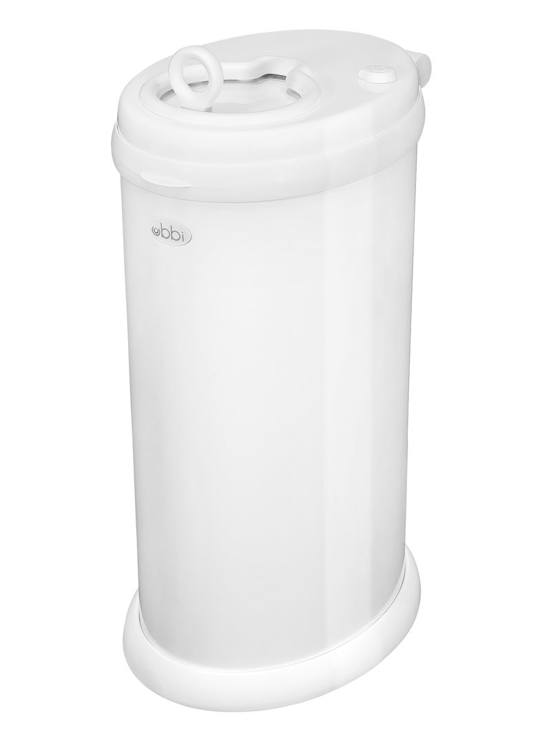يبي أوبي - سطل الحفاضات باللون الأبيض - Image 1