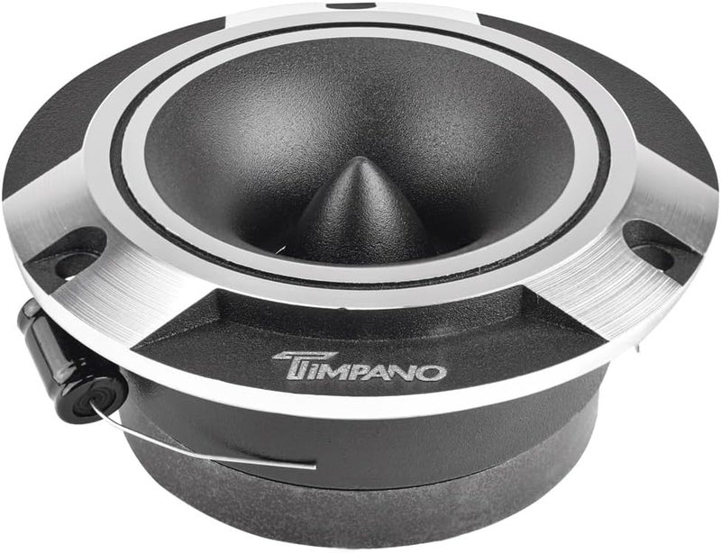 Timpano 2 x TPT-ST2 4" Super Loud Tweeters Silver Titanium Bullet 480 Watts - Image 3