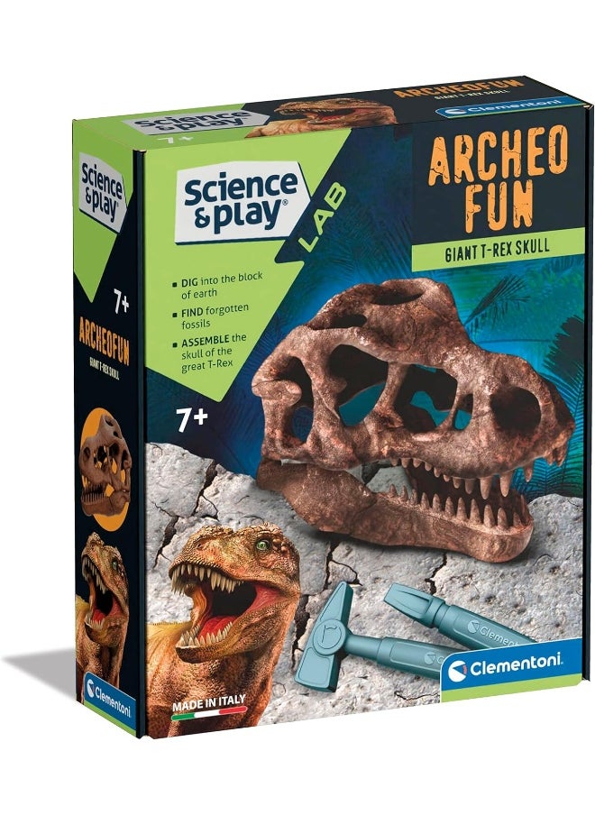 Clementoni Science & Play Archeo T-Rex Giant Skull  - Image 1