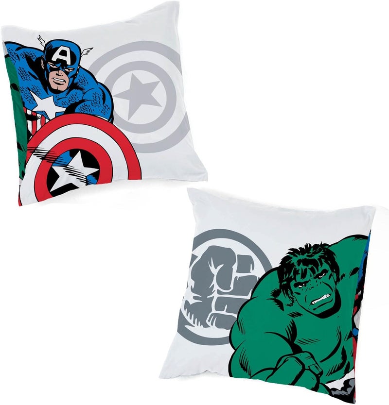 Jay Franco Marvel Comics Comic Cool, Children's Bed Linen Set 140x200 cm, 100% Cotton, Single Bed - Includes 1 Duvet Cover 140x200 cm, & 1 Pillowcase 80x80 cm All-round applied quality - Image 4