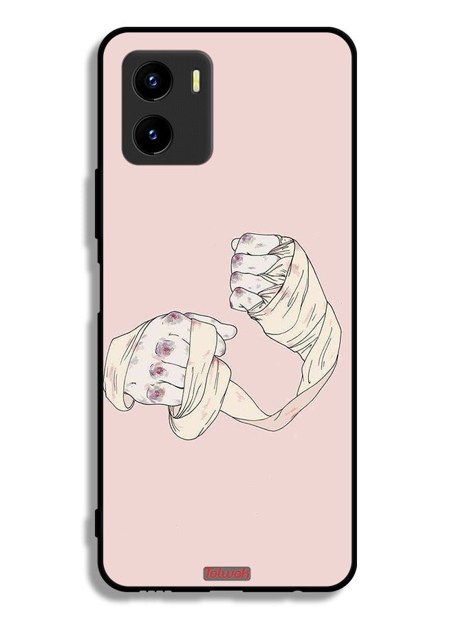 Tolwak Vivo Y15s Protective Case Cover Fighter Art - Image 2