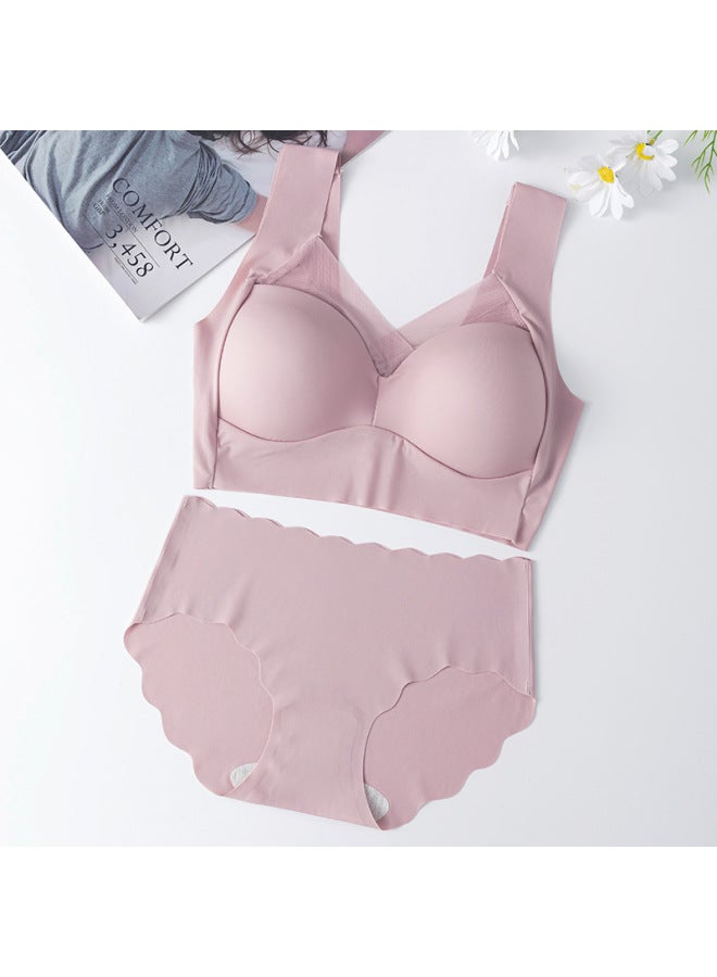 Sand One-piece Fixed Latex Cup Seamless Ice Silk Thin Beauty Back Wrapped Chest Without Steel Ring Sports Tube Top Underwear