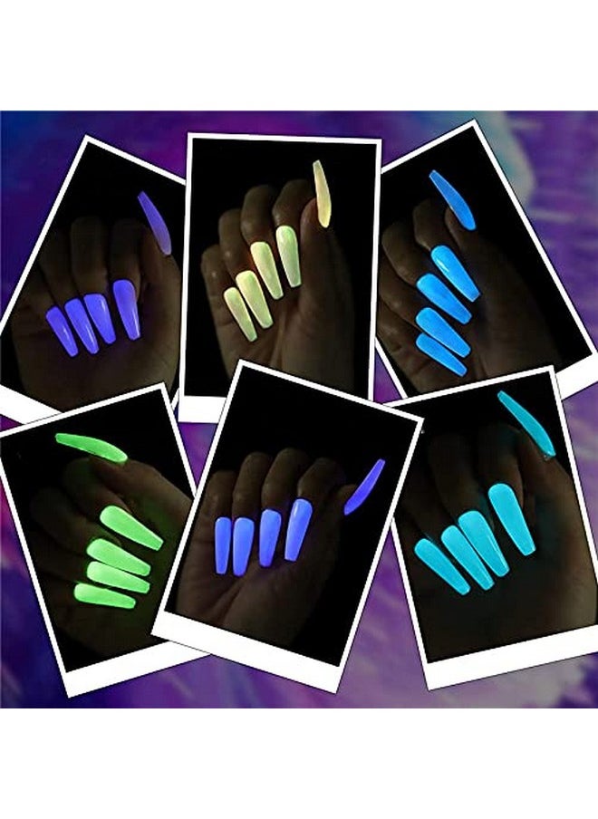 Meitawilltion - Glow In The Dark Gel Nail Polish,15Ml Soak Off Uv Luminous Effect Gel Polish,Fluorescent Bright Lacquer Salon Diy At Home Neon Yellow - Image 1