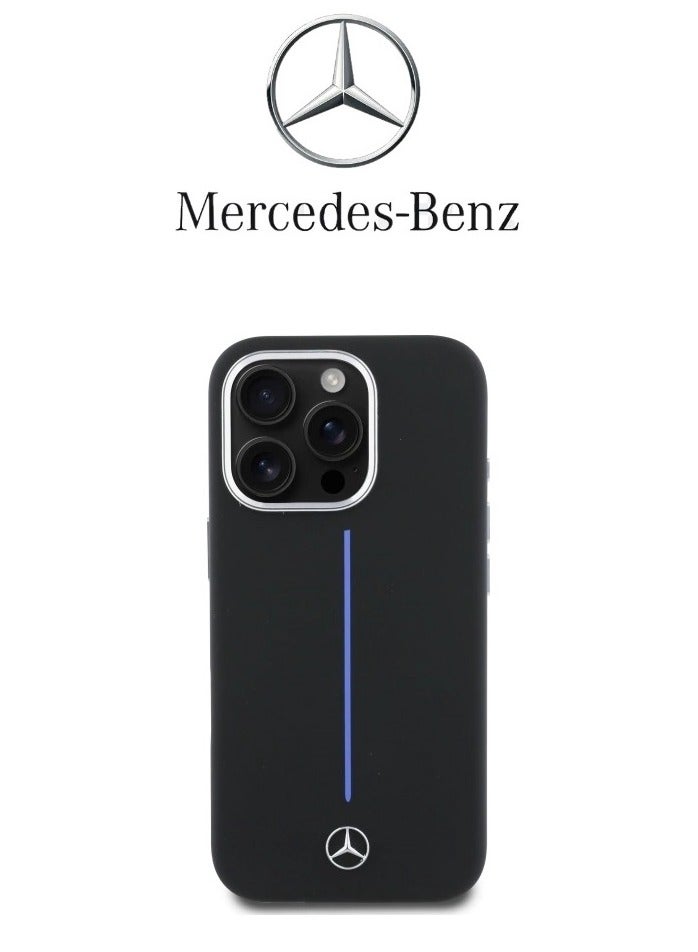 iPhone 16 Pro Case, Silicone and velvet interior supports MagSafe wireless charging, with original logo and design approved by the global brand Mercedes-Benz. From CG Mobile. - Image 1