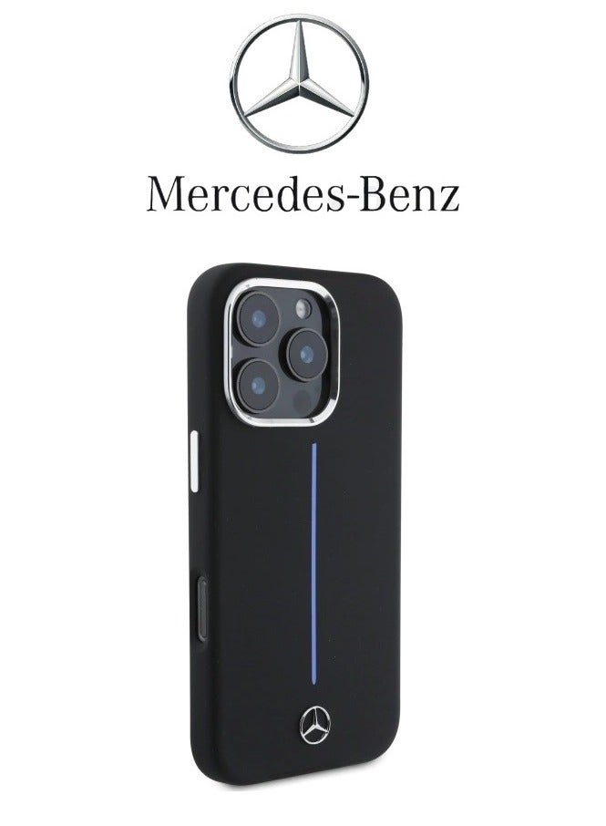 iPhone 16 Pro Case, Silicone and velvet interior supports MagSafe wireless charging, with original logo and design approved by the global brand Mercedes-Benz. From CG Mobile. - Image 3