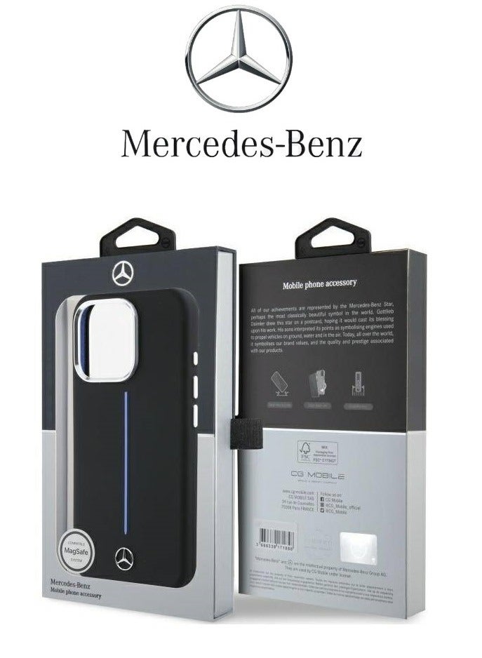 iPhone 16 Pro Case, Silicone and velvet interior supports MagSafe wireless charging, with original logo and design approved by the global brand Mercedes-Benz. From CG Mobile. - Image 5