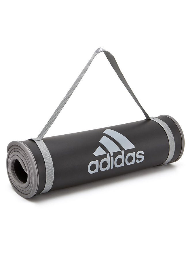 Adidas Training Mat Grey 10mm – Non-Slip Cushioned Fitness Mat for Yoga, Pilates & Floor Workouts - Image 1