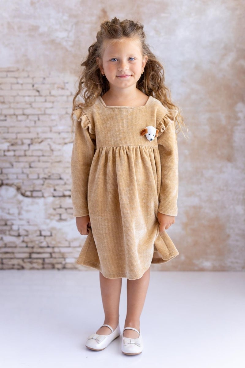 Mininio Corduroy A-Line Dress  - Image 1