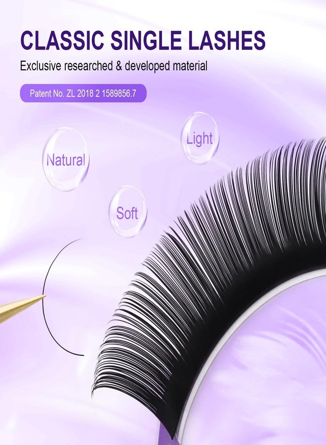 NAGARAKU Eyelash Extensions Individual Lashes 0.05mm C curl 13mm Classic Matte Black Soft Professional Lash Extension 16 rows Beauty Salon Supplies - Image 2